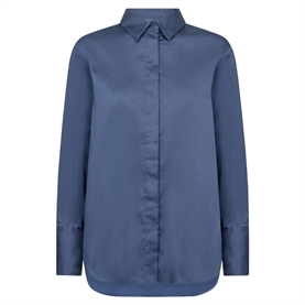 Levete Room LR-SOLID 7 Skjorte, Vintage Indigo 